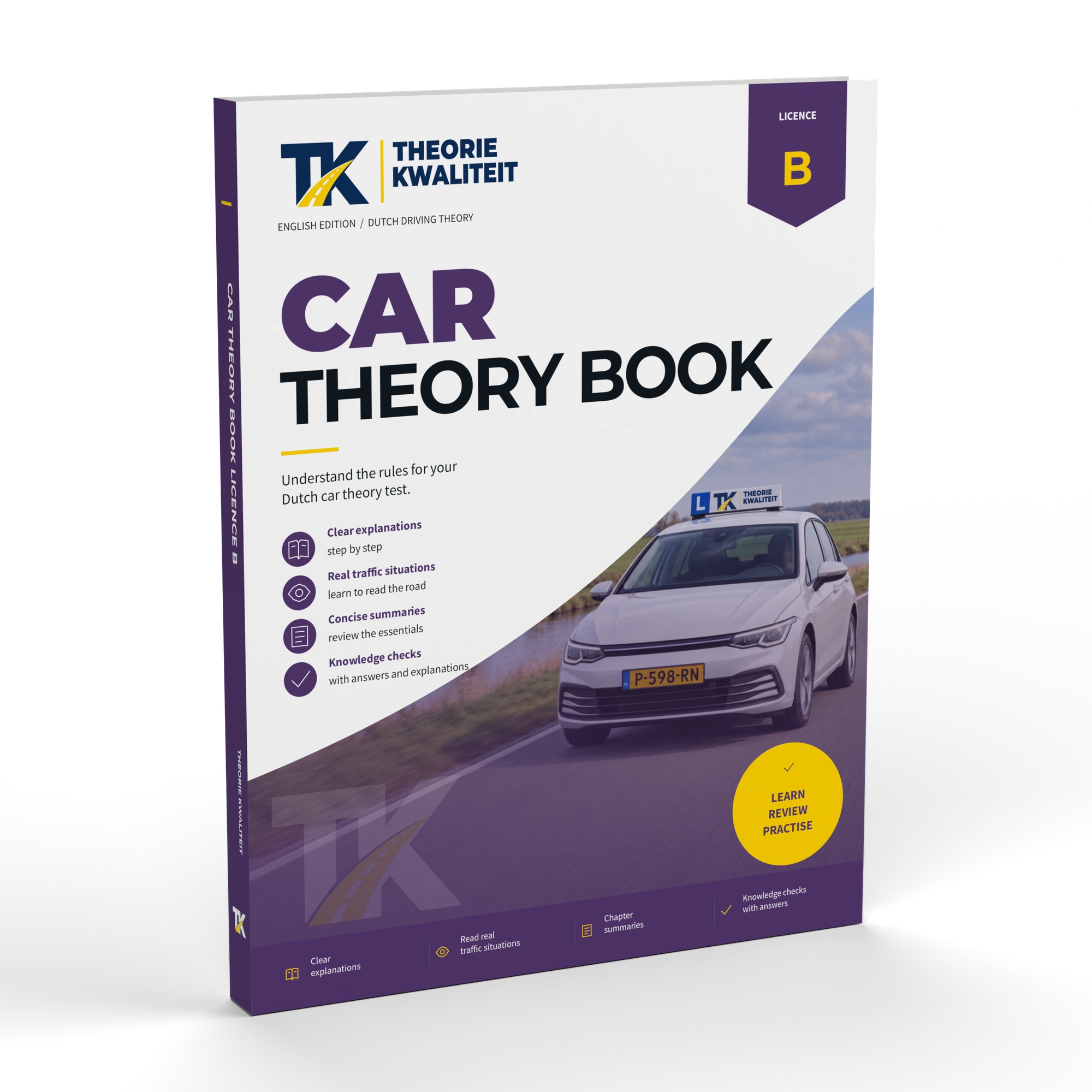 Auto English Boek — officiële 3D-productweergave
