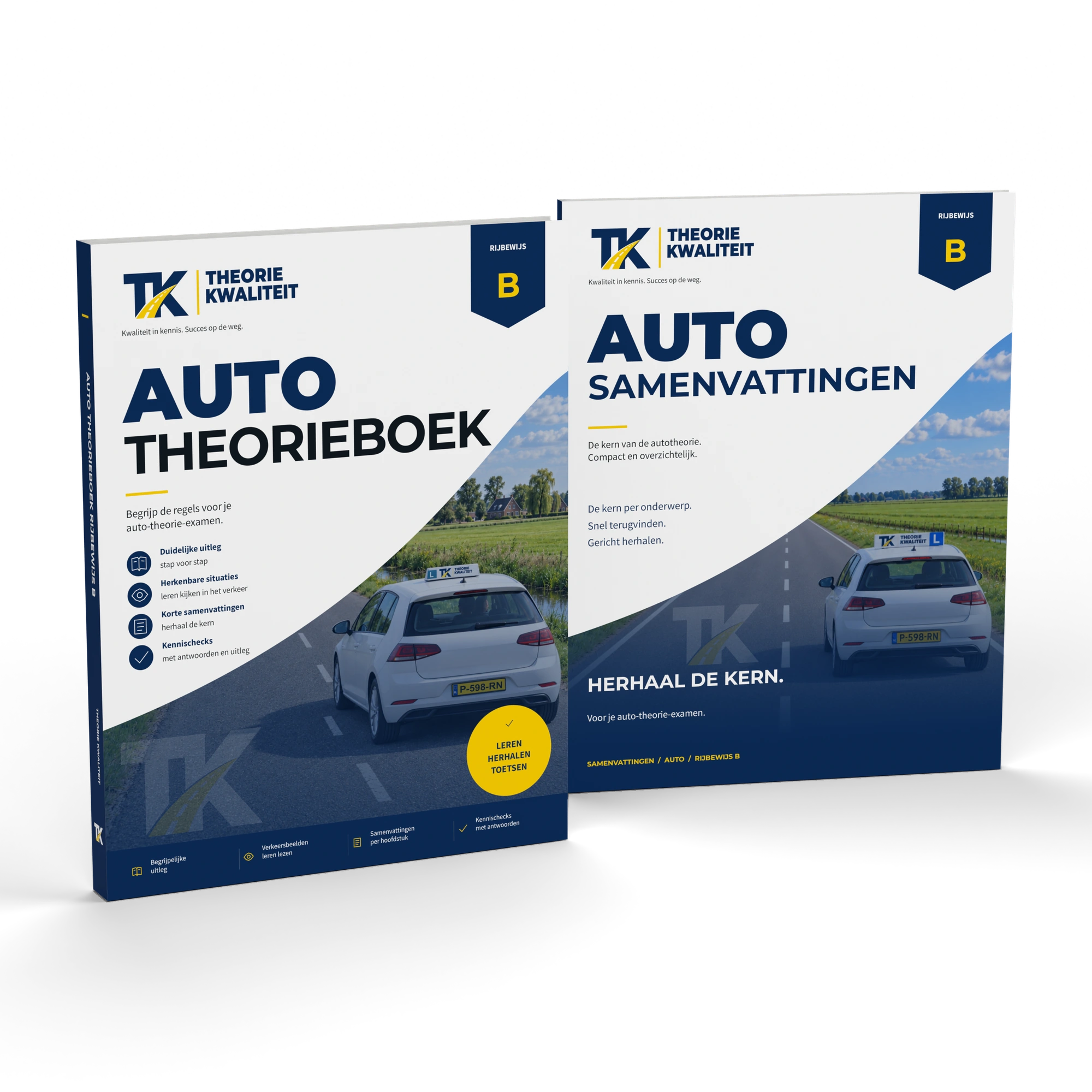 Auto Boek + Samenvattingen — officiële 3D-productweergave